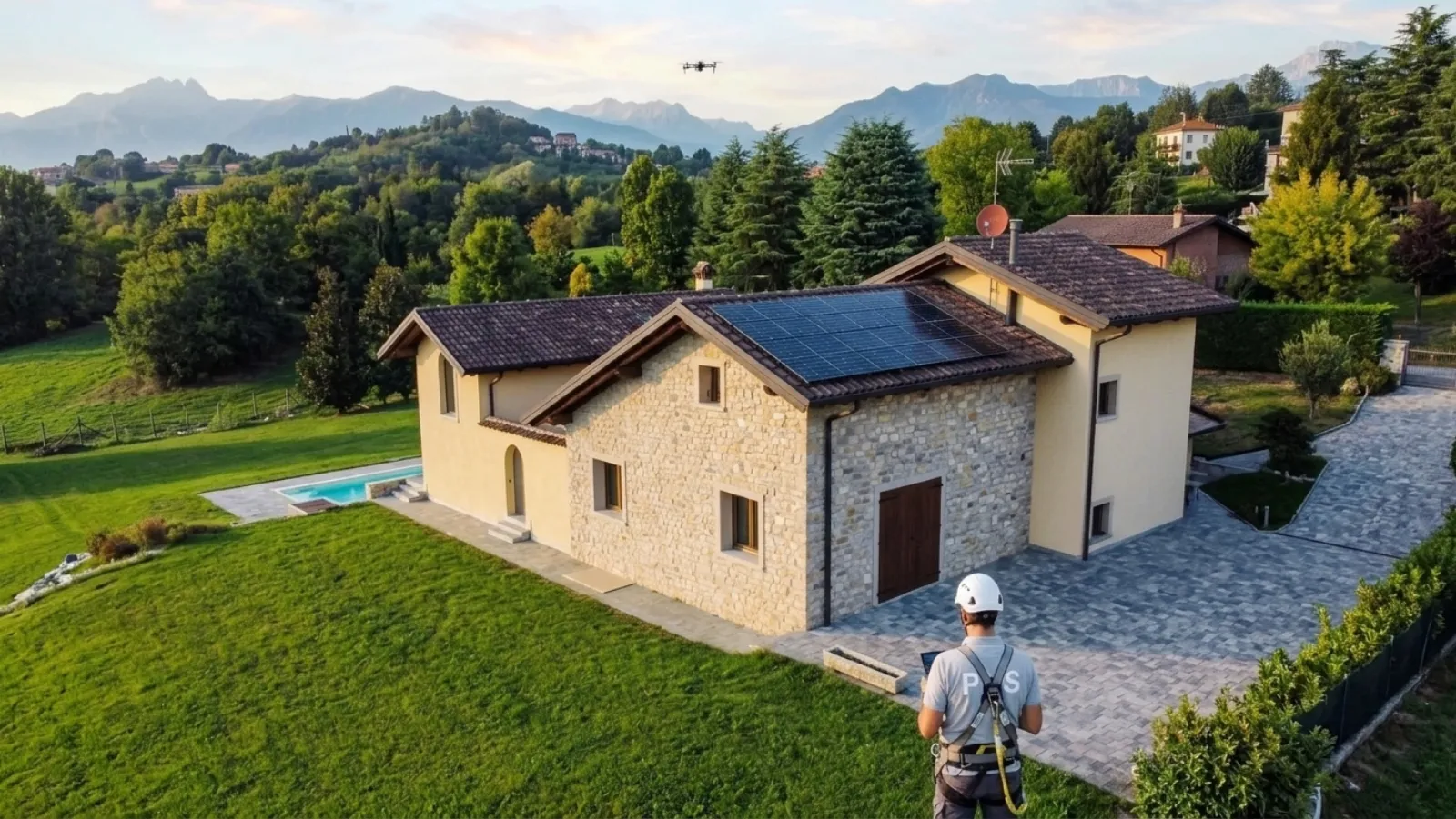 Panneaux solaires dans les Pyrénées-Orientales
